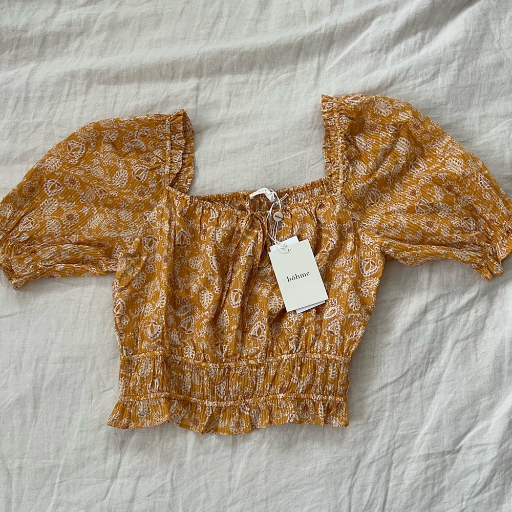 Böhme/Lush mustard yellow top